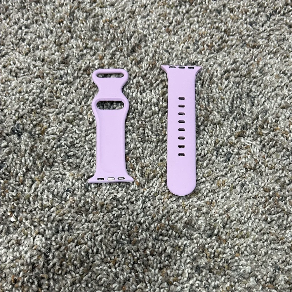 SHEIN Blush Silicone Watch Strap